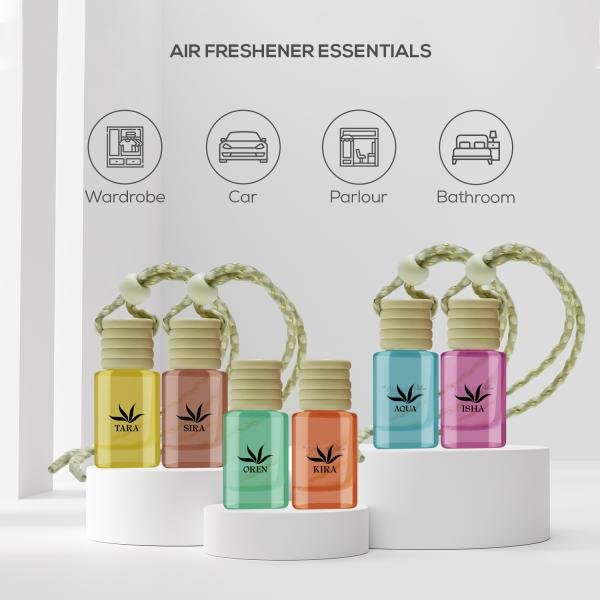 CAR AIR FRESHNER COMBO PACK OF 6