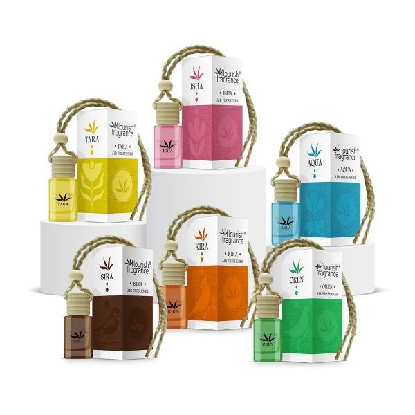 CAR AIR FRESHNER COMBO PACK OF 6