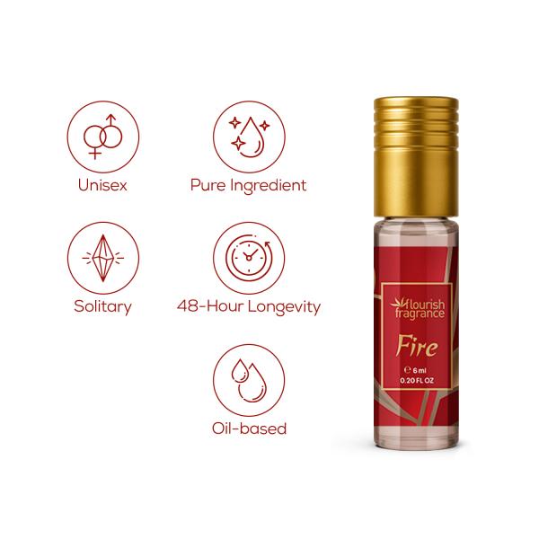 FIRE ATTAR ROLL ON PERFUME FOR MEN & WOMEN