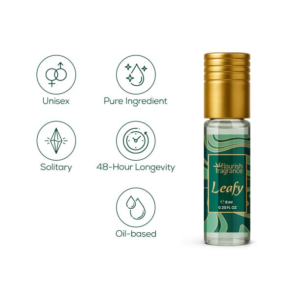 LEAFY ATTAR ROLL ON PERFUME FOR MEN & WOMEN