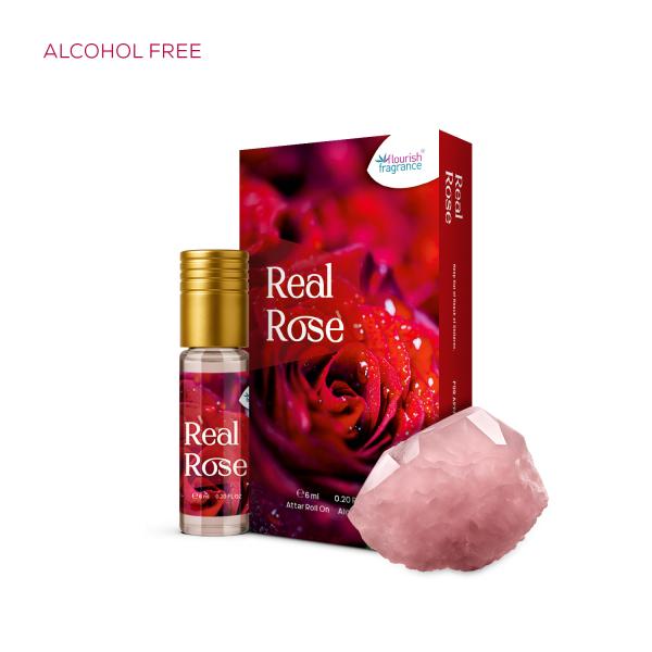 REAL ROSE ATTAR ROLL ON PERFUME