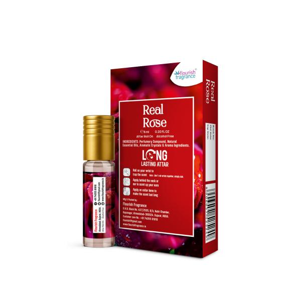 REAL ROSE ATTAR ROLL ON PERFUME