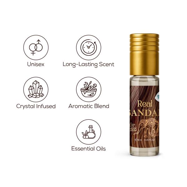 REAL SANDAL ATTAR ROLL ON PERFUME