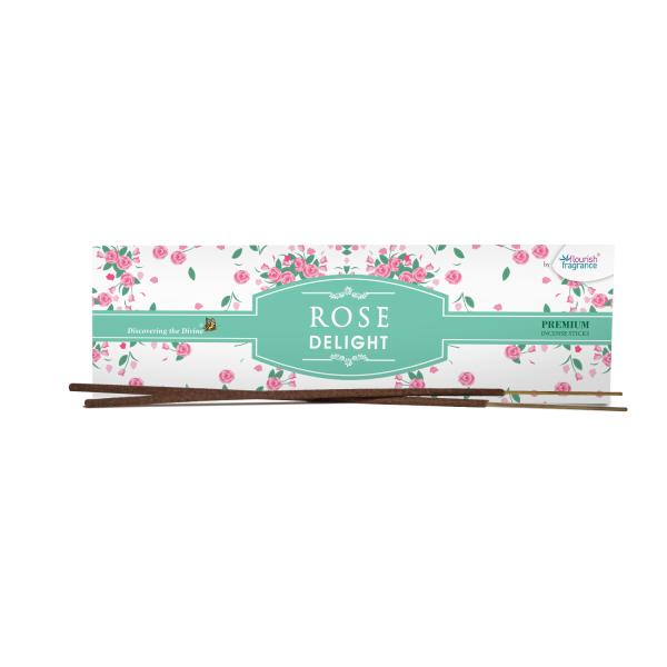 ROSE DELIGHT PREMIUM INCENSE STICKS