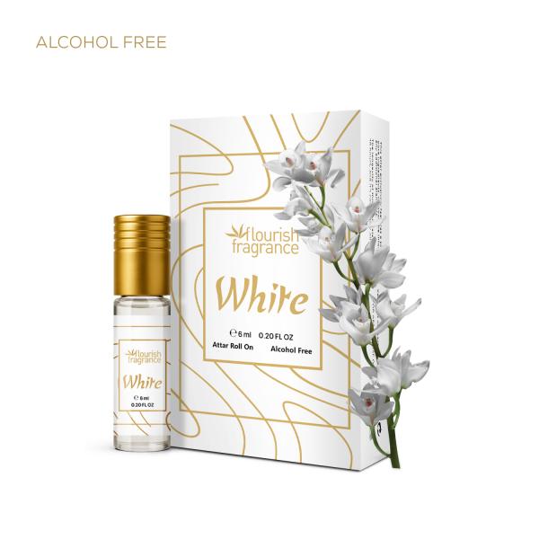 WHITE ATTAR ROLL ON PERFUME FOR MEN & WOMEN